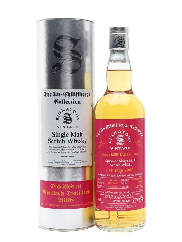 Mortlach 2008
12 Year Old
Signatory for TWE