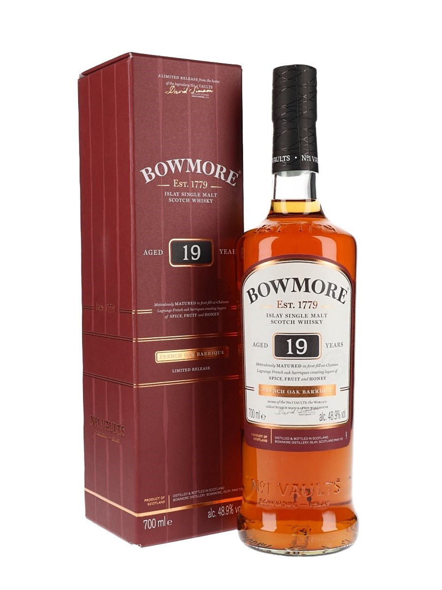 Bowmore 19 Year Old
French Oak Wine Barriques